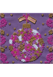Mini Bead embroidery kit Flower ball