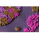 Mini Bead embroidery kit Flower ball