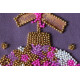 Mini Bead embroidery kit Flower ball
