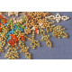 Mini Bead embroidery kit Snow sparkles