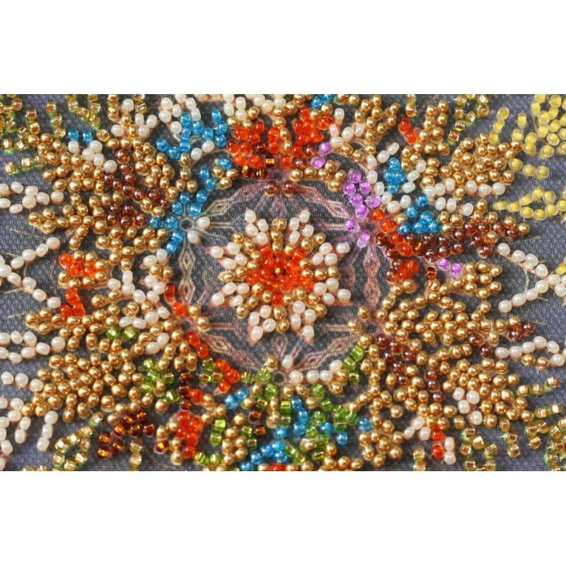 Mini Bead embroidery kit Snow sparkles