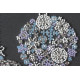 Mid-sized bead embroidery kit Lace balls