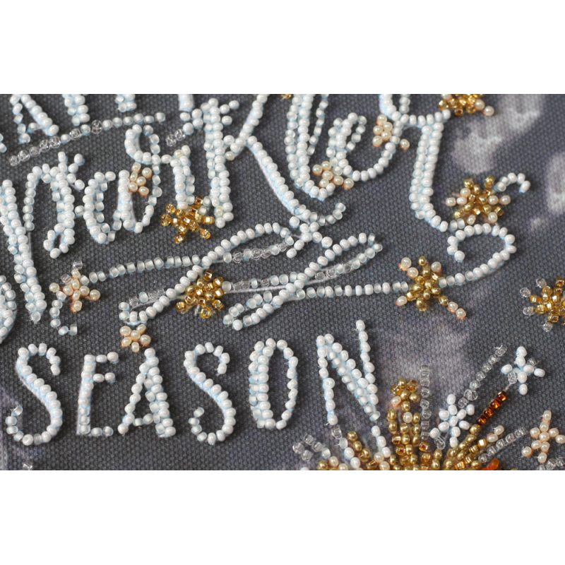 Mid-sized bead embroidery kit Bengal lights