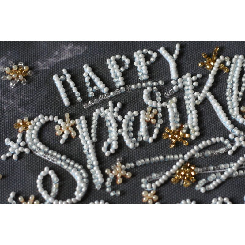 Mid-sized bead embroidery kit Bengal lights