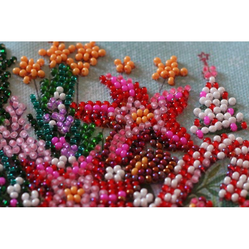 Mini Bead embroidery kit Festive tea party