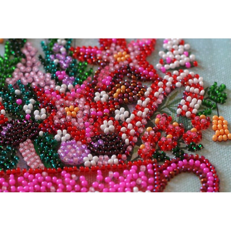 Mini Bead embroidery kit Festive tea party