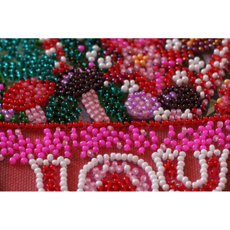 Mini Bead embroidery kit Festive tea party