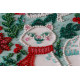 Mini Bead embroidery kit Kitty in a scarf