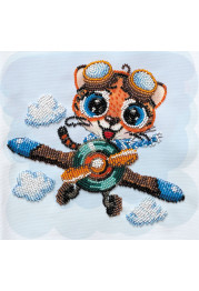 Mid-sized bead embroidery kit With the wind!