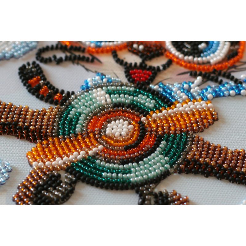 Mid-sized bead embroidery kit With the wind!