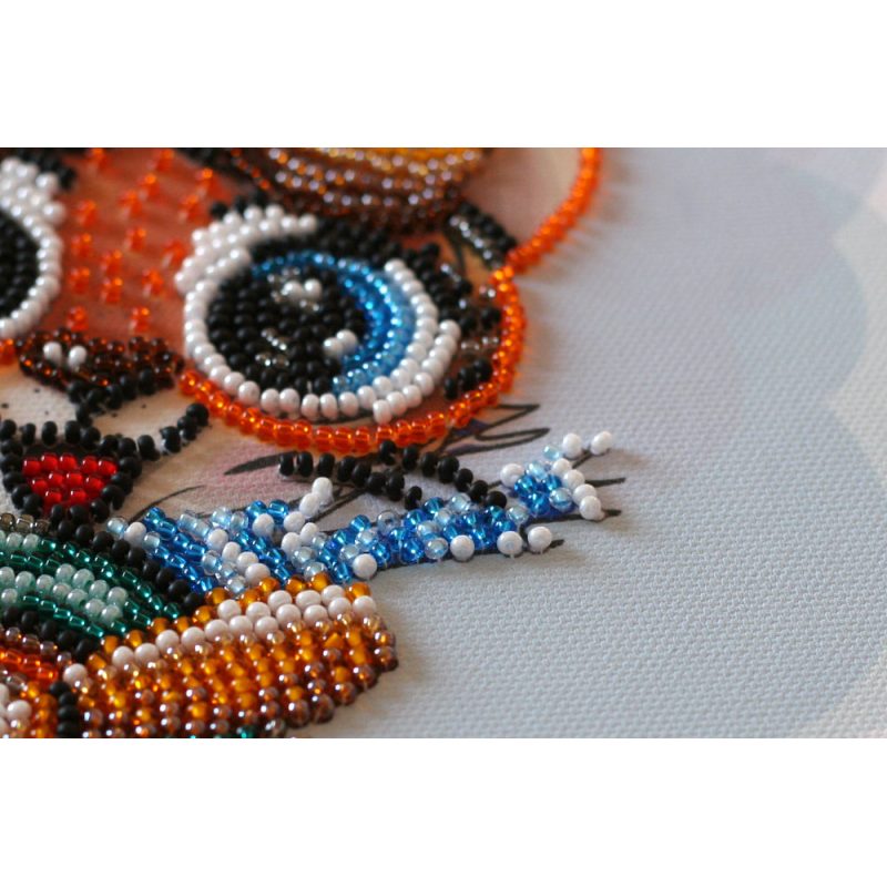 Mid-sized bead embroidery kit With the wind!