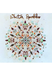 Mid-sized bead embroidery kit Snowing