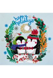 Mid-sized bead embroidery kit Sweet winter