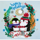 Mid-sized bead embroidery kit Sweet winter