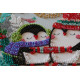 Mid-sized bead embroidery kit Sweet winter