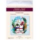 Mid-sized bead embroidery kit Sweet winter