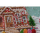 Mid-sized bead embroidery kit Gingerbread
