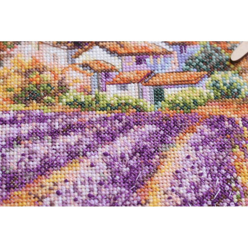 Cross-stitch kits Lavender fields