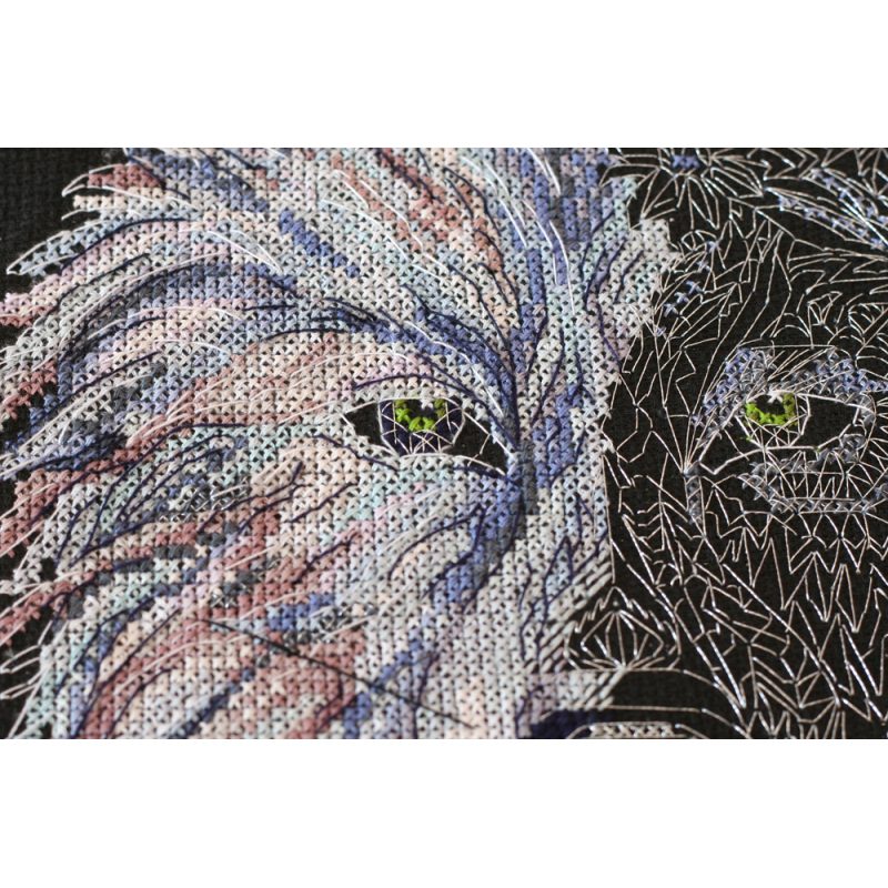 Cross-stitch kits wolf