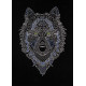 Cross-stitch kits Silver wolf