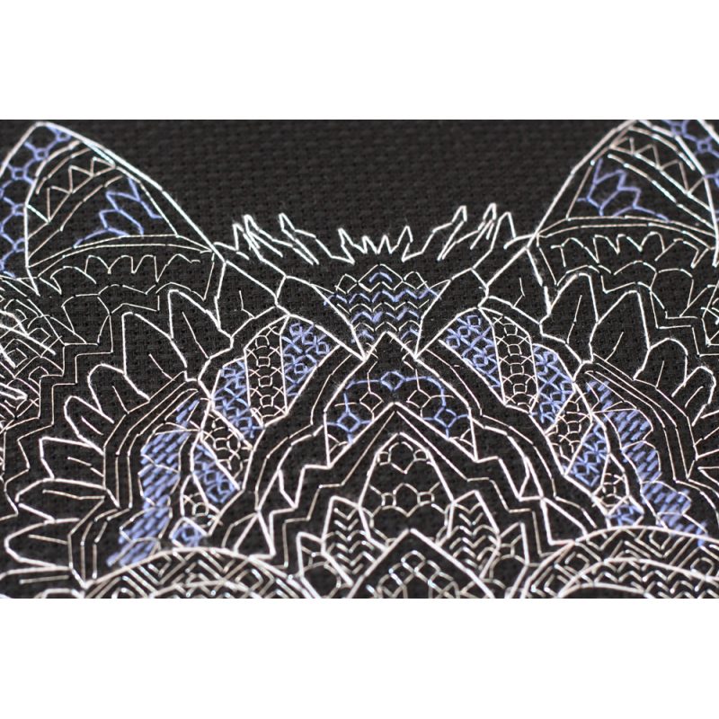 Cross-stitch kits Silver wolf