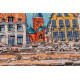 Cross-stitch kits Colored town-1