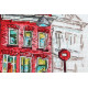 Cross-stitch kits Colored town-3