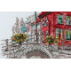 Cross-stitch kits Colored town-3