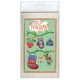 Keychain cross-stitch kit Happy New Year