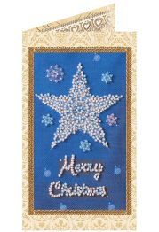 Keychain cross-stitch kit Star