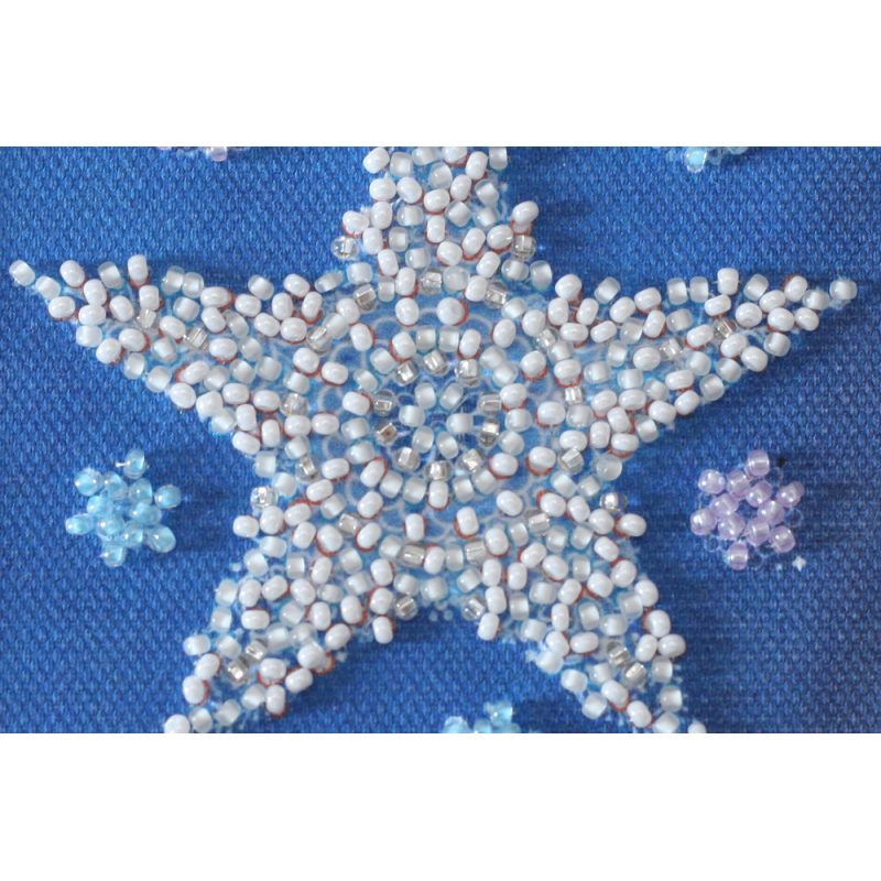 Keychain cross-stitch kit Star