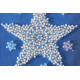 Keychain cross-stitch kit Star