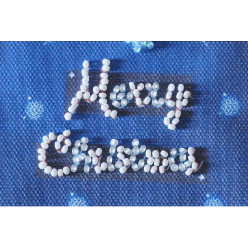 Keychain cross-stitch kit Star