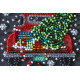 Keychain cross-stitch kit Snow holiday