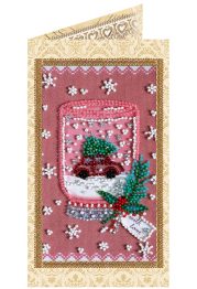 Keychain cross-stitch kit Fun souvenir
