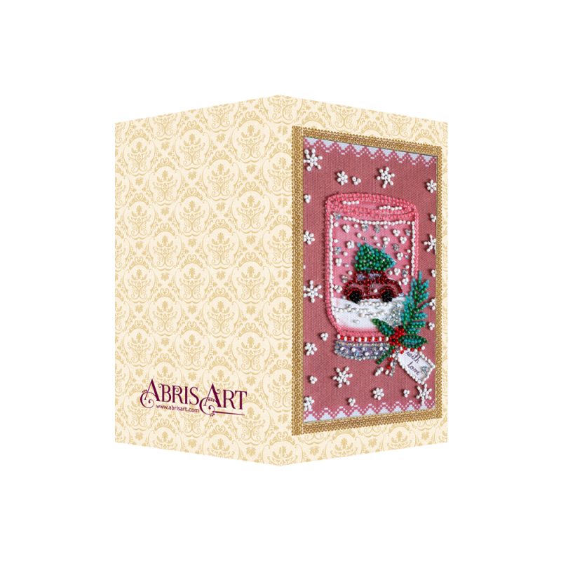 Keychain cross-stitch kit Fun souvenir