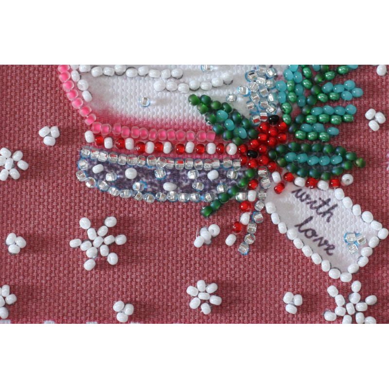 Keychain cross-stitch kit Fun souvenir