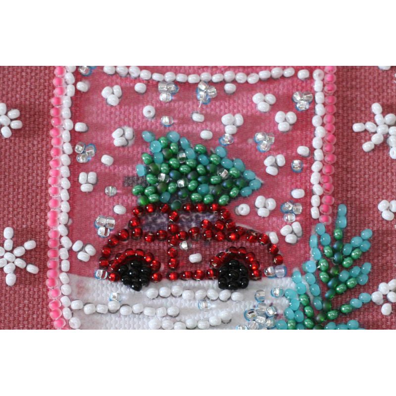Keychain cross-stitch kit Fun souvenir