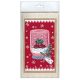 Keychain cross-stitch kit Fun souvenir