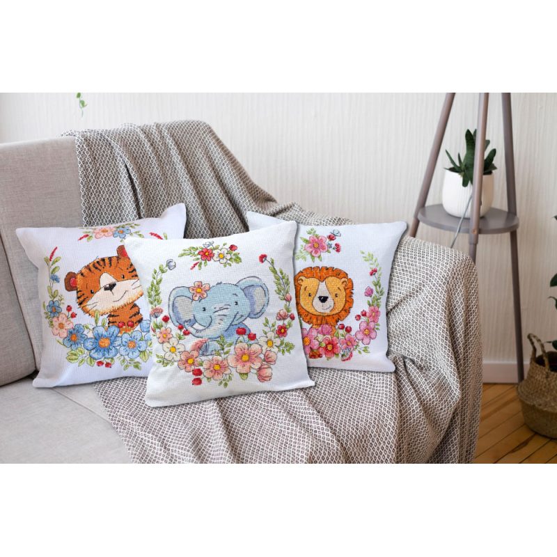 Cross-stitch kits Elephant cub