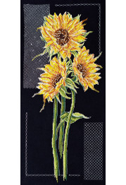 Cross-stitch kits Bright sunflowers