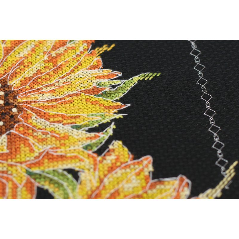 Cross-stitch kits Bright sunflowers