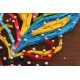 Creative Kit/String Art Multicolored feather