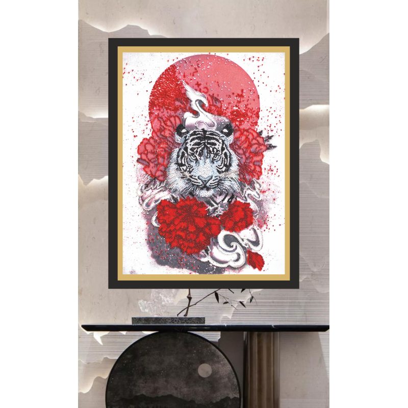 Main Bead Embroidery Kit Bai-hu (White tiger)