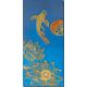 Main Bead Embroidery Kit Koi blue