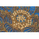 Main Bead Embroidery Kit Koi blue