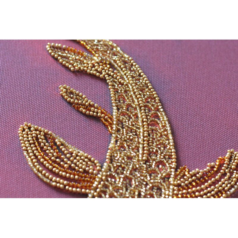 Main Bead Embroidery Kit Koi red