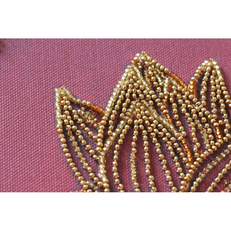 Main Bead Embroidery Kit Koi red