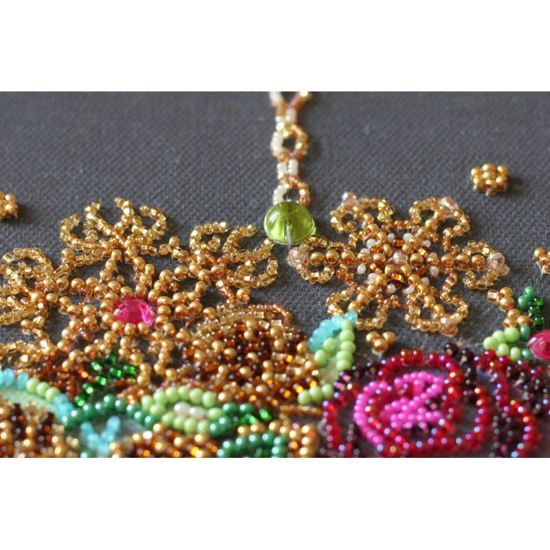 Main Bead Embroidery Kit New year wreath