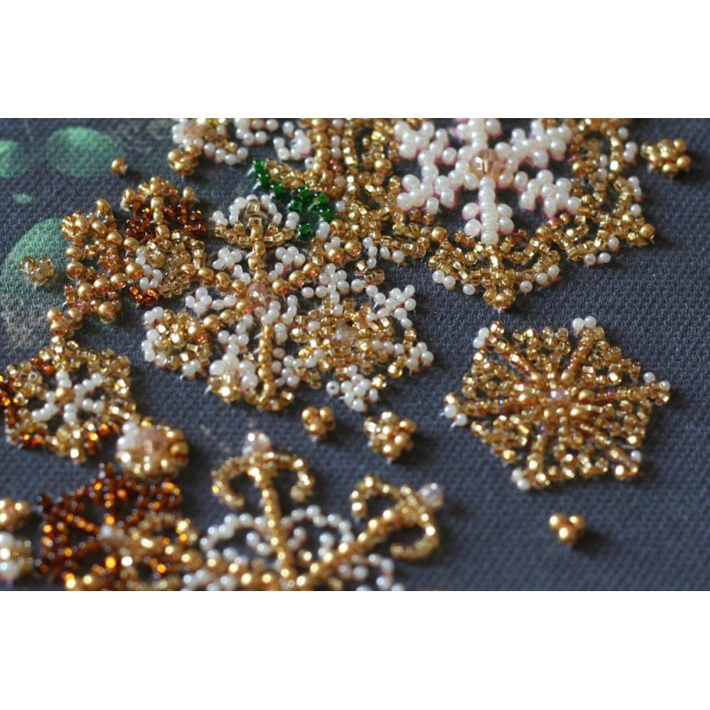 Main Bead Embroidery Kit New year wreath